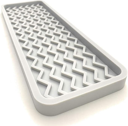 Happitasa Silicone Kitchen Sink Organizer Tray, Sponge Holder and Countertop by Happitasa