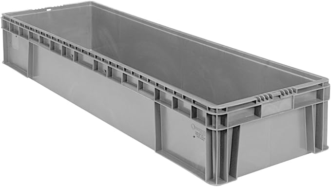 Buckhorn SW4815080201000 Plastic Straight Wall Storage Container Tote, Light by Akro-Mils