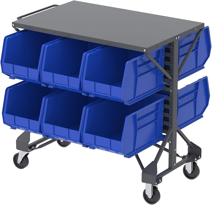 Akro-Mils 30260 AkroBins Plastic Storage Bins, Space-Saving Stackable Bins - Image 10