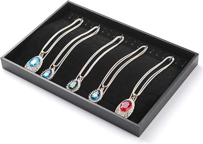 Stratalife 20 Hooks Necklace Organizer Tray, Stackable Jewelry Organizer - Image 5