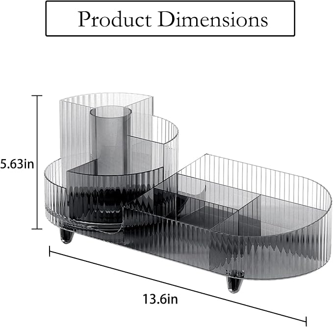 Rotating Makeup Organizer for Vanity - Image 3