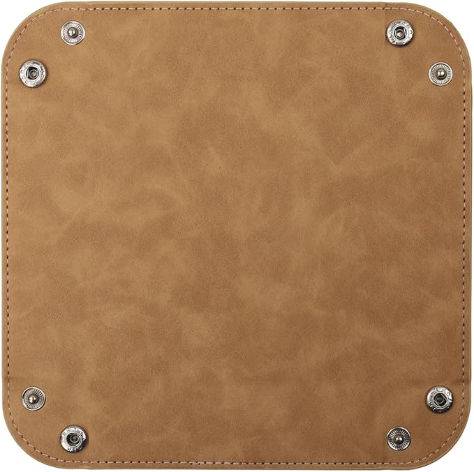 siduater Valet Tray Desktop Storage Organizer – Vegan Leather Catchall Bedside by siduater