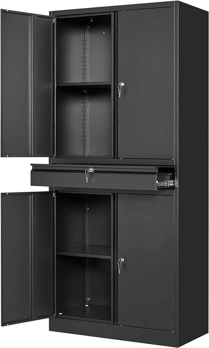 Yizosh Metal Garage Storage Cabinet by Yizosh