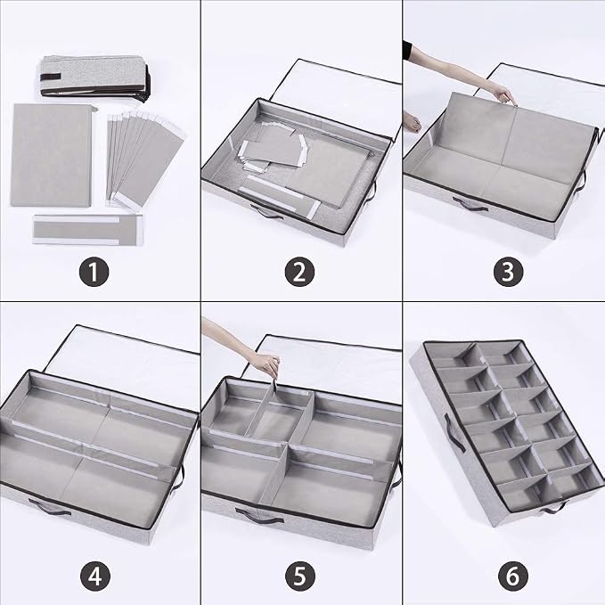 HOONEX Under Bed Shoe Storage Organizer - Image 6