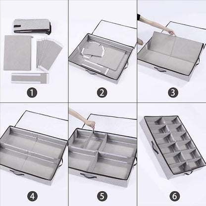 HOONEX Under Bed Shoe Storage Organizer - Image 6