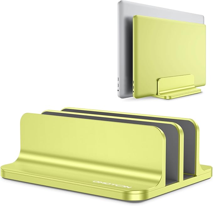 OMOTON Vertical Laptop Stand, Desktop Aluminum Mac Book Stand by OMOTON