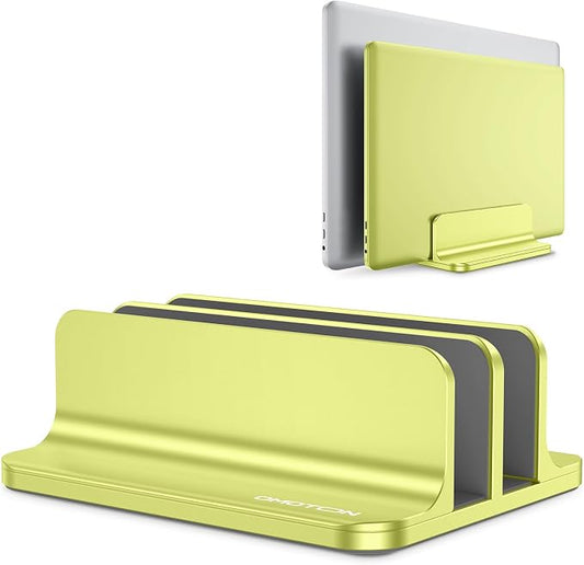 OMOTON Vertical Laptop Stand, Desktop Aluminum Mac Book Stand by OMOTON