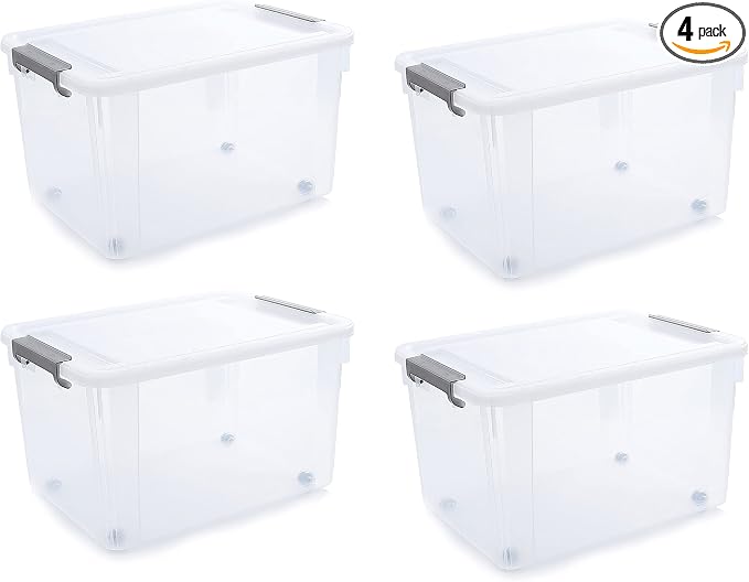 Citylife 58.1 QT Plastic Storage Bins by Anywish