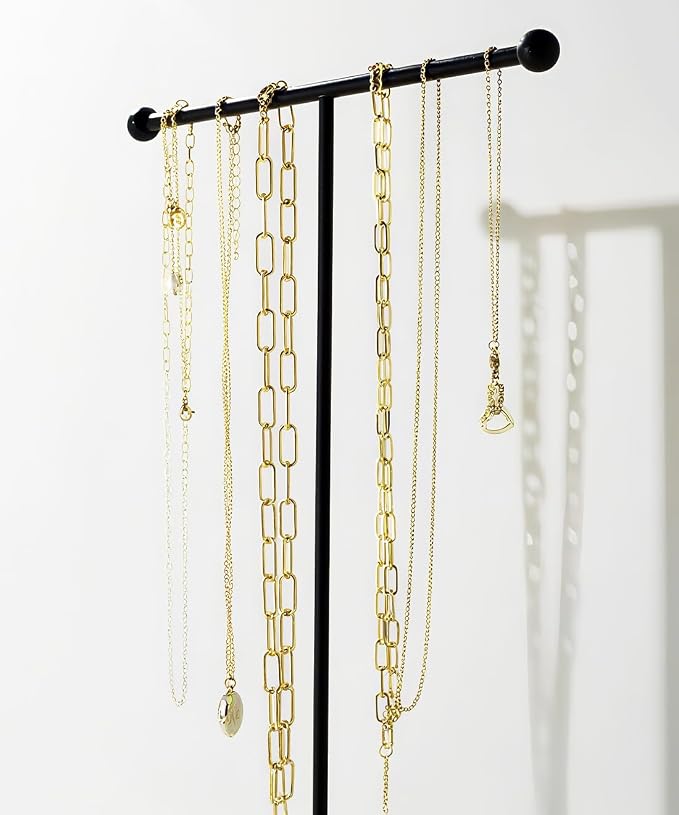 VROOMIUM Necklace Holder Stand - 6in Ceramic Base X 1ft Height - Image 2