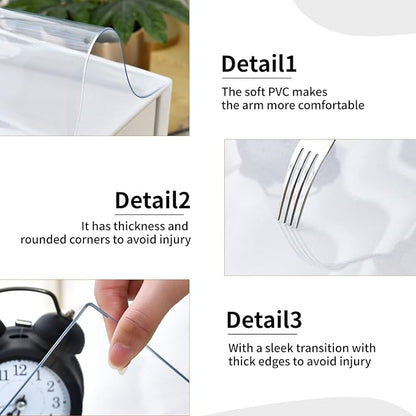 Clear Desk Mat, Non-Slip PVC Desk Protector Mat - Image 4