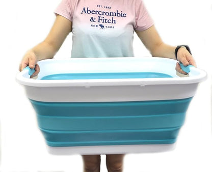 SAMMART Set of 2-41L Collapsible Plastic Laundry Basket-Pop Up Storage - Image 7