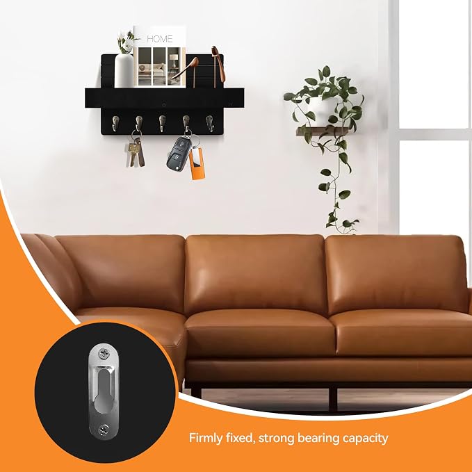 Key Holder Wall Mount, Decorative Key Rack - Image 9