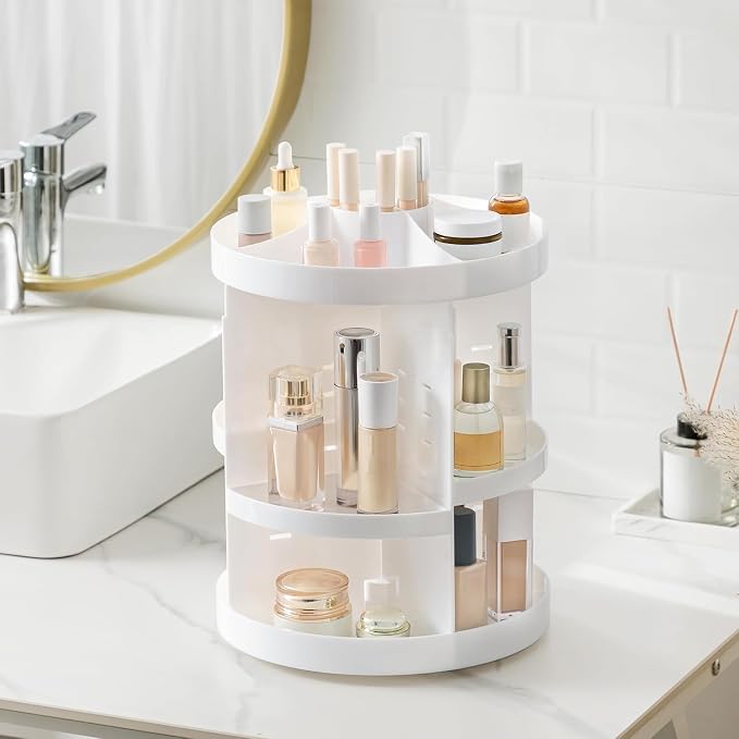 HBlife Extra Large 360 Rotating Makeup Organizer Adjustable Carousel Large - Image 6
