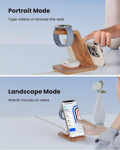 3 in 1 Wireless Charging, Wireless Charger Stand - Image 3