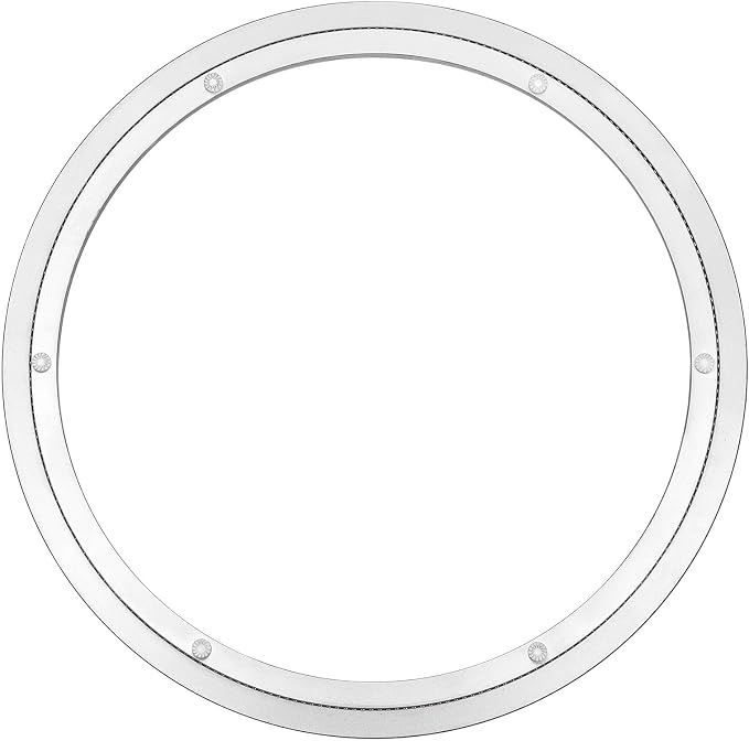 MECCANIXITY Aluminum Lazy Susan 14 Inch Turntable Ring Large Bearing Metal by MECCANIXITY