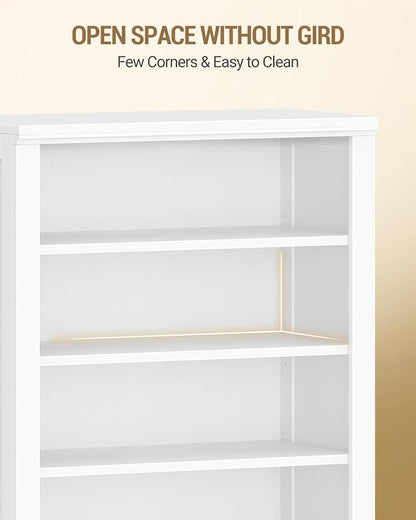 Hzuaneri Shoe Storage Cabinet, 10 Tiers Farmhouse Tall Shoe Cubby Organizer | - Image 6
