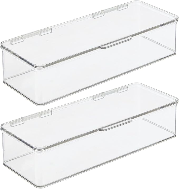 mDesign Long Plastic Playroom/Gaming Storage Organizer Box Containers - Image 9
