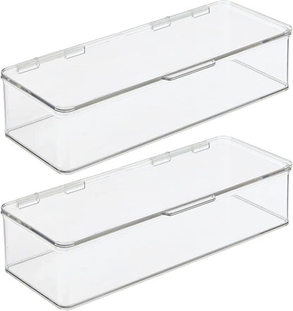 mDesign Long Plastic Playroom/Gaming Storage Organizer Box Containers - Image 9