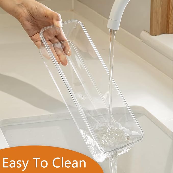 2-Pack Stackable Fridge Organizer Bins - Image 5