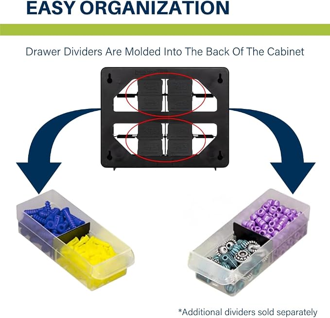 Akro-Mils 16-Drawer Plastic Cabinet - Image 6