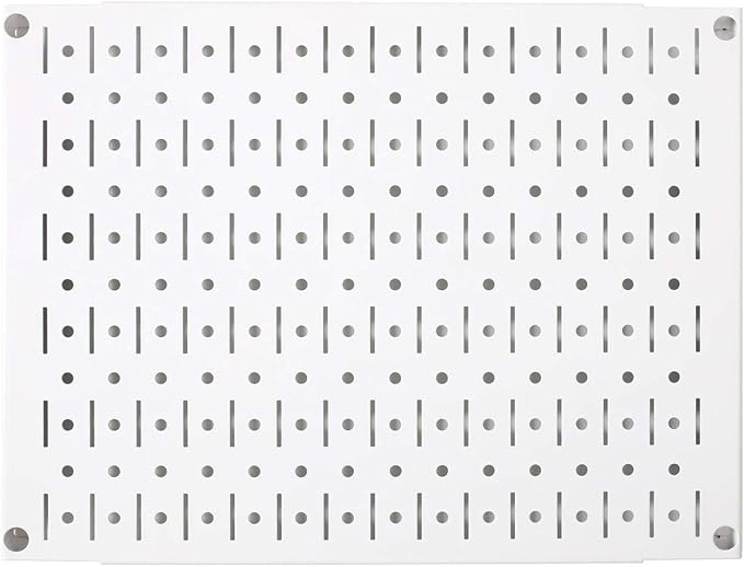 Wall Control Pegboard Wall Organizer Tiles Modular Metal Pegboard Tiling Set - Image 8