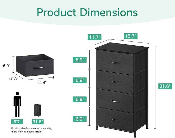 AODK Small Dresser for Bedroom - Image 3