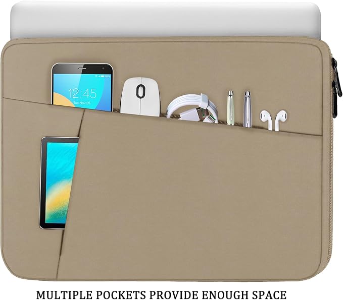 15.6 inch Laptop Sleeve, Shockproof Protective Computer Carrying Cover - Image 3