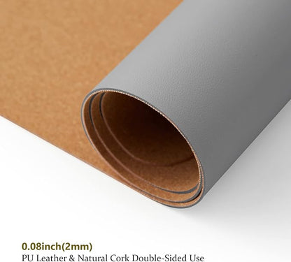 Cork Desk Mat - Dual-Sided Desk Pad - Image 3
