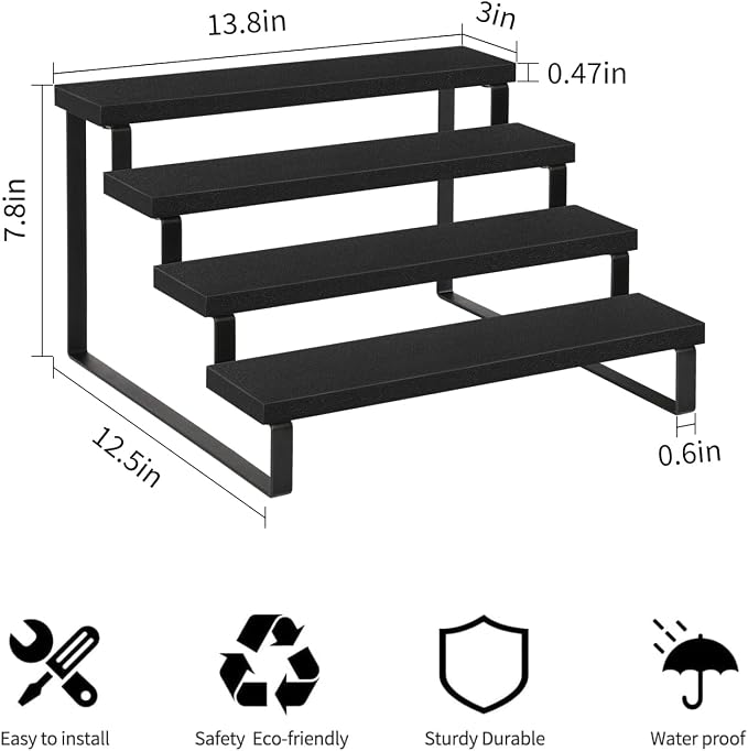 YINMIT Wooden Display Riser Stand, Tiered Perfume and Cologne Organizer Stand - Image 3