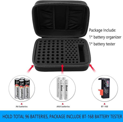 Comecase Battery Organizer Storage Box Case Holder - Image 4