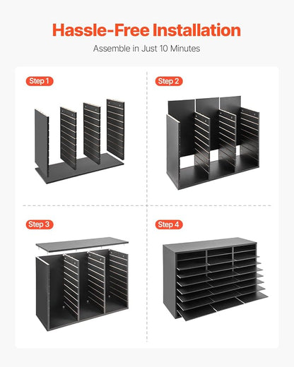 VEVOR Literature Organizer, 27 Compartments Office Mailbox - Image 8