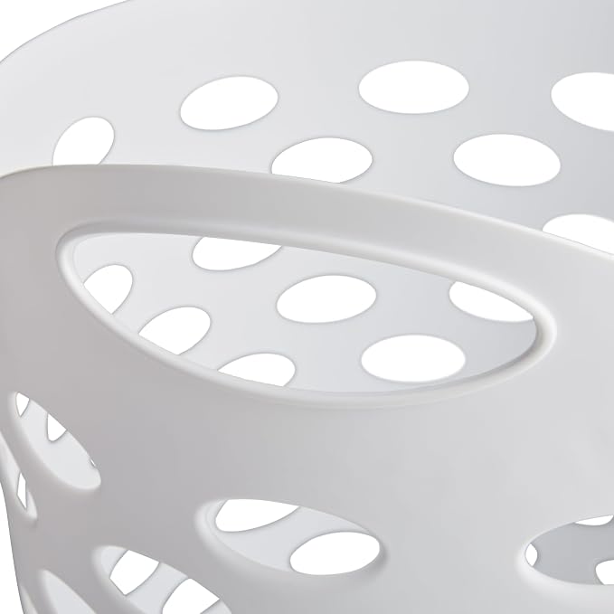 3 Pack Round Plastic Laundry Hamper - Image 8