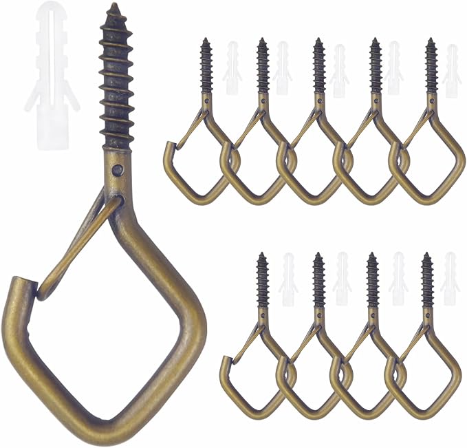 10 PCS Eye Screw Hooks for Hanging Heavy Duty by Unknown
