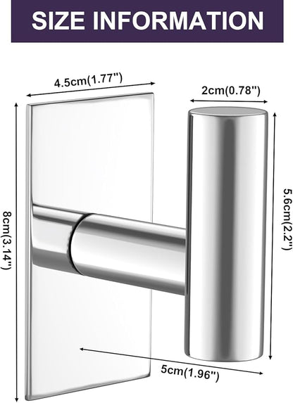 VAEHOLD Wall Towel Hooks, Heavy Duty Sticky Holder Waterproof Towel Hooks - Image 5