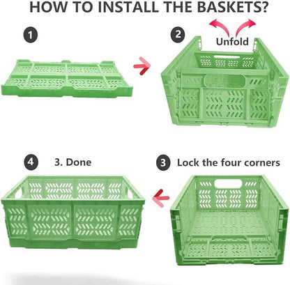 20L Folding Crate, Collapsible Storage Crates - Image 5