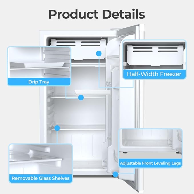 Antarctic Star 3.2 Cu.Ft. Mini Fridge - Image 5