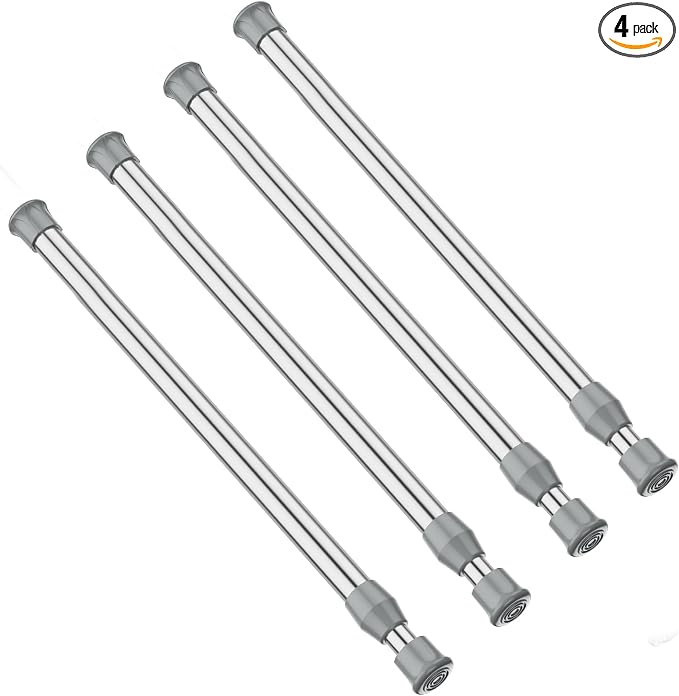 AIZESI Spring Tension Curtain Rod Short Tension Rod by AIZESITENSIONROD