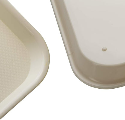 Eslite Rectangular Plastic Serving Trays, Fast Food Serving Cafeteria Trays - Image 3