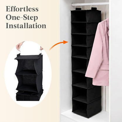 Lifewit 8 Tier Hanging Closet Organizer and Storage - Image 6