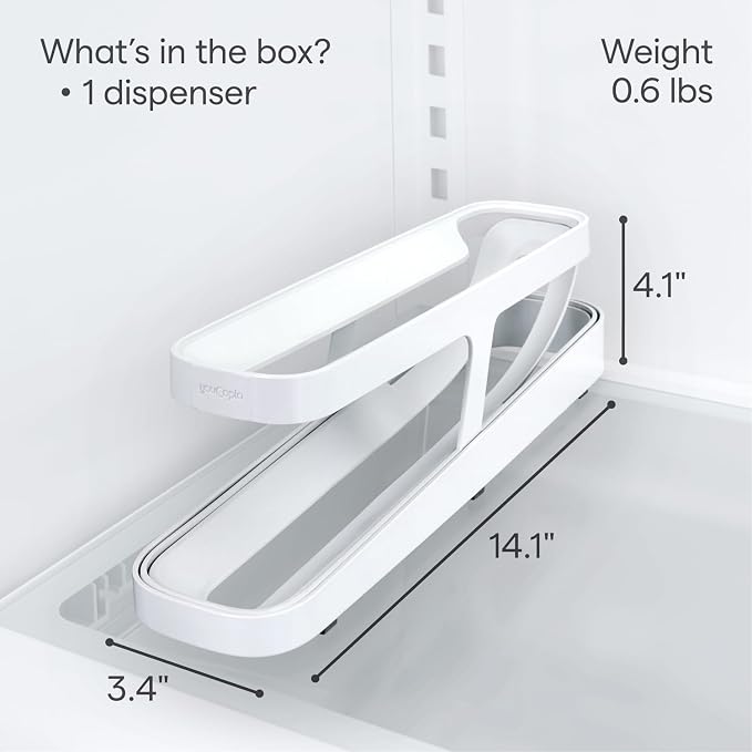 YouCopia RollDown™ Egg Dispenser, Space-Saving Rolling Eggs Dispenser and - Image 4
