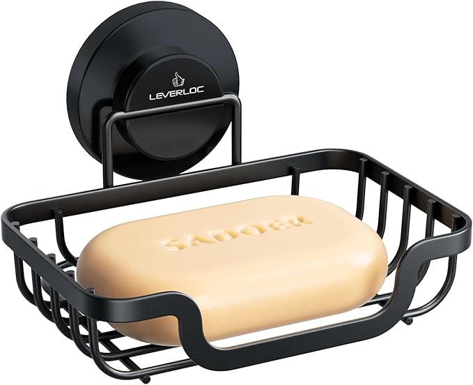 LEVERLOC Soap Dish, Soap Bar Holder by LEVERLOC
