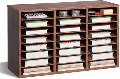 VEVOR Literature Organizer, 24 Compartments Office Mailbox by VEVOR