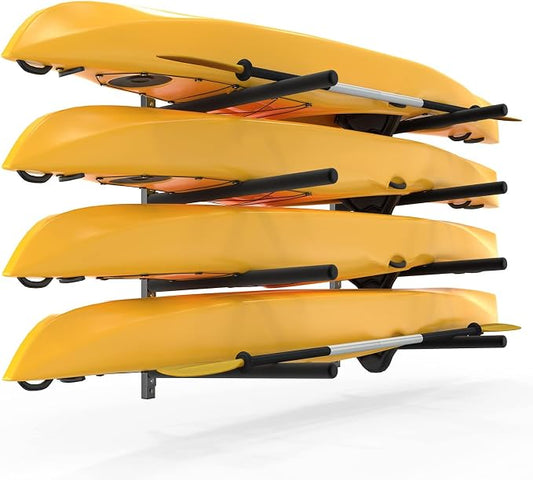 Bonnlo Kayak Storage Rack, Adjustable Heavy Duty Kayak Rack by Bonnlo