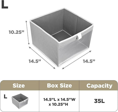 Linen Closet Organizers and Storage, Closet Storage Bins Basket Organizer - Image 7