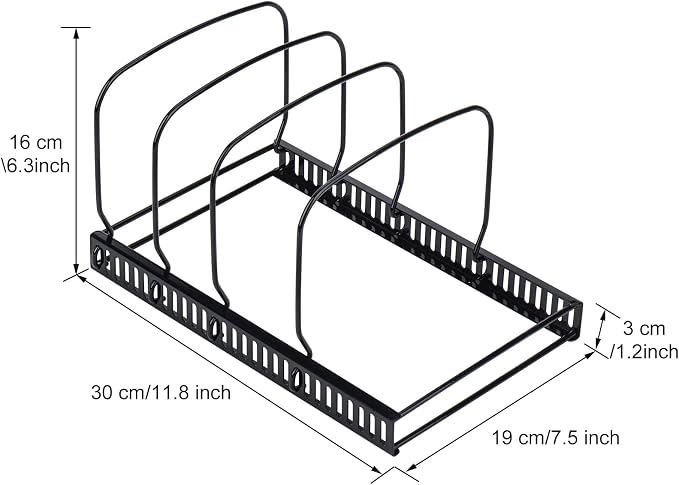 Toplife 10+ Bakeware Organizer Rack - Image 2