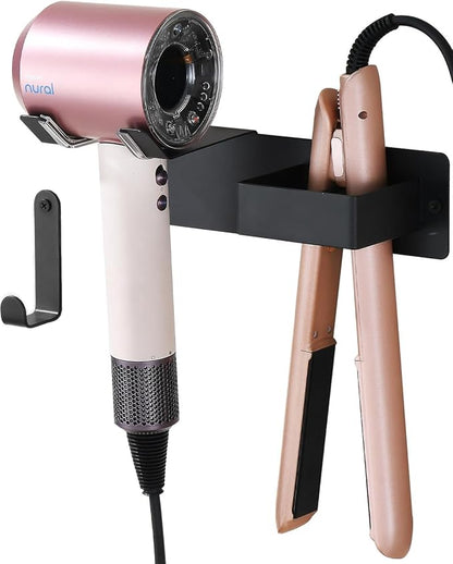 Hair Dryer and Straightener Holder, Upgraded Hair Straightener Holder by PTALSEAW-PortableDryerHolder