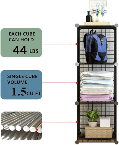 UNICOO® 14x14 Inch Multi Use DIY Bookcase & Shelf | Closet Organizers and - Image 5