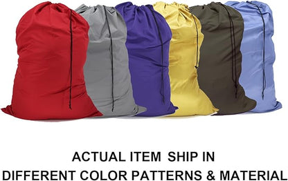 Extra Large Laundry Bag 6 Pack, Varied Colors, Travel Laundry Bags - Image 2