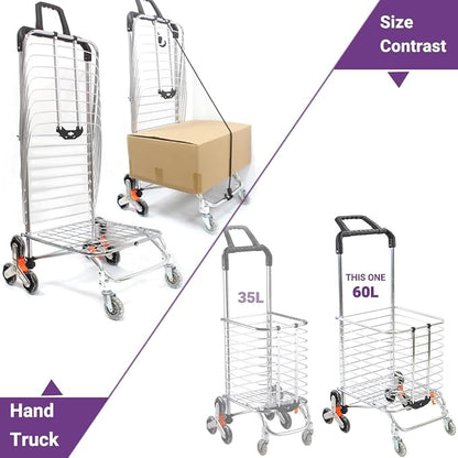 Stair Climbing Collapsible Shopping Carts - Image 6
