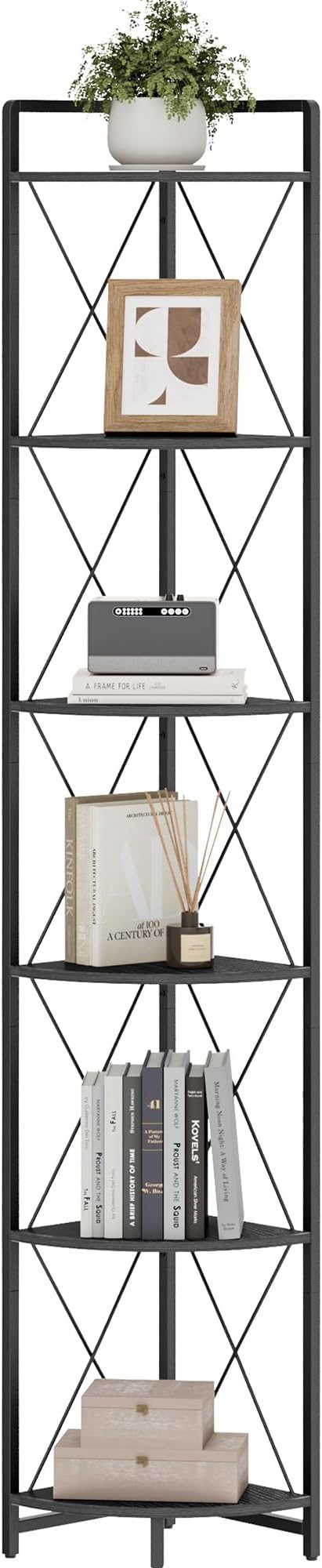 6 Tier Corner Shelf Stand, Plant Stand Display Shelf - Image 9